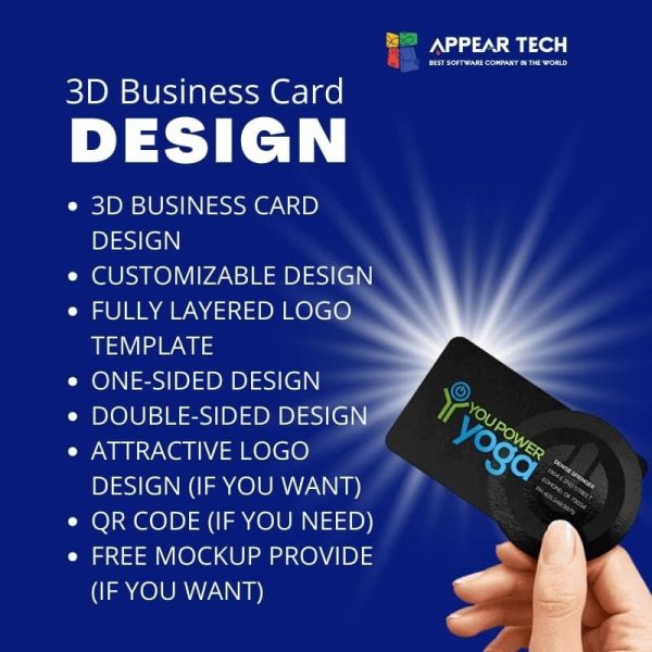 3D Business Card Design