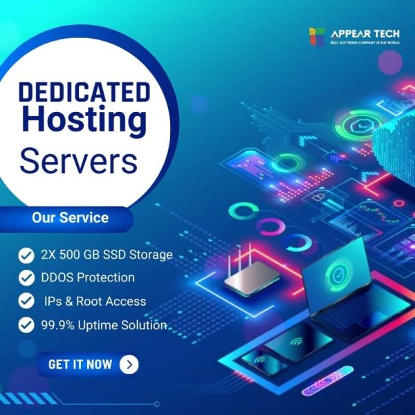 Dedicated Hosting Servers- Appear Tech